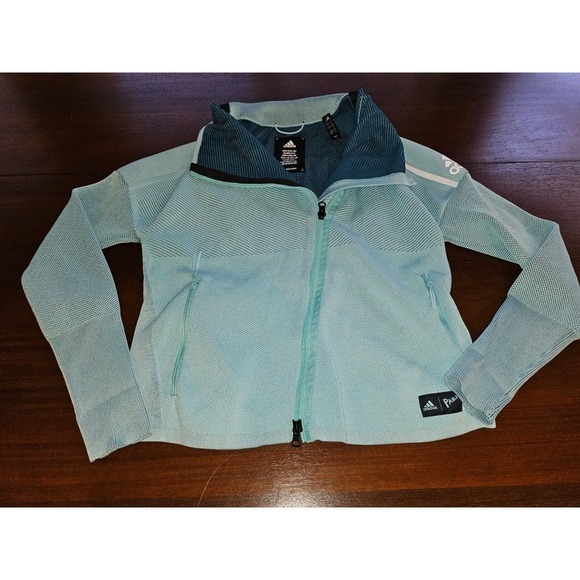Adidas Z.N.E Heartracer Parley Jacket Size‎ Small Teal